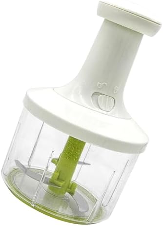 Kitchen Hand Food Processor Manual Food Chopper Vegetable Chopper Hand Pressed Onion Chopper for Onions, Garlic, Nuts, Fruits
