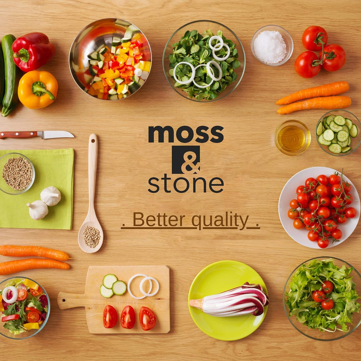 Moss and Stone Digital Kitchen Scale Food Multifunction Accuracy Digital Scale LCD Display 11 Lb 5 Kg, Food Scales Digital Weight Grams and Oz, Baking Scale, Stainless Steel Small Food Scale
