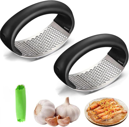 2026 New Stainless Steel Garlic Crusher, Home Kitchen Utensils Portable Manual Garlic Crusher, Home & Kitchen Garlic Press (2)
