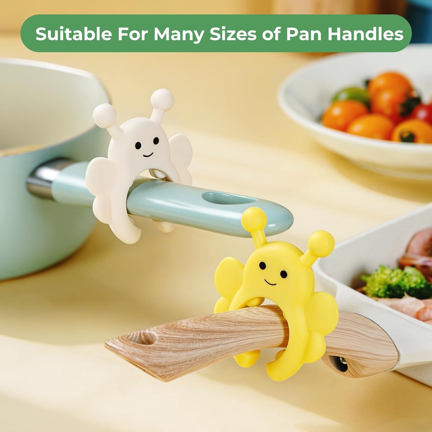 Bow Spoon Holder Cute Spoon Rest for Stove Top, Steam Releaser & Lid Lifter – Heat Resistant Silicone Cooking Gadget, Cute Kitchen Accessories, Gift for Home Cooks