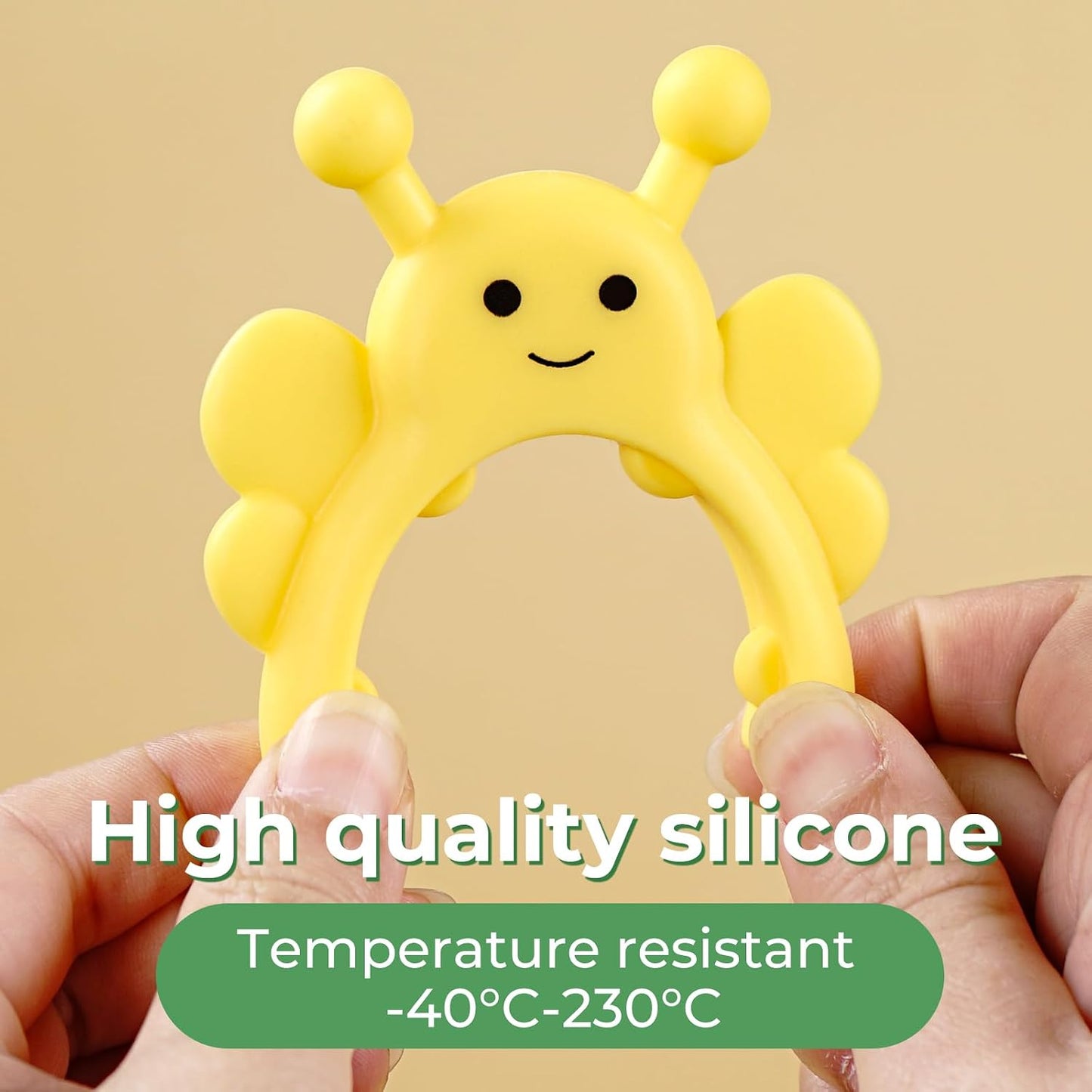 Bow Spoon Holder Cute Spoon Rest for Stove Top, Steam Releaser & Lid Lifter – Heat Resistant Silicone Cooking Gadget, Cute Kitchen Accessories, Gift for Home Cooks