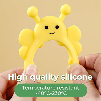 Bow Spoon Holder Cute Spoon Rest for Stove Top, Steam Releaser & Lid Lifter – Heat Resistant Silicone Cooking Gadget, Cute Kitchen Accessories, Gift for Home Cooks