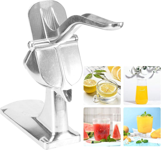 Stainless Steel Manual Fruit Juicer,Multifunction Mini Lemon Squeezer Juicer Citrus Manual Juicer Press,Easy, Juicer Extractor Tool for Lemon Orange Citrus Vegetable
