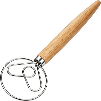 Danish Dough Whisk Stainless Steel for Sourdough Bread Baking