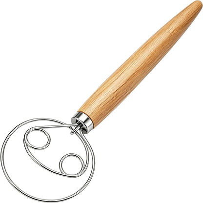 Danish Dough Whisk Stainless Steel for Sourdough Bread Baking