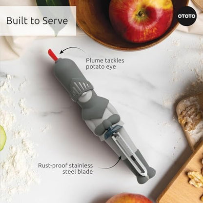 NEW Sir Peels A-Lot Medieval Knight Vegetable Peeler - Swivel Vegetable Peelers for Potatoes, Fruits, Cute Gadgets, Gifts, Potato, Veggie, Fruit Peeler, Cute Kitchen Accessories