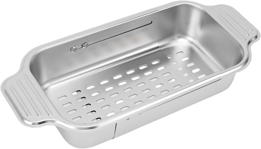 Extendable Colander 304 Stainless Steel Over Sink, 2 PCS