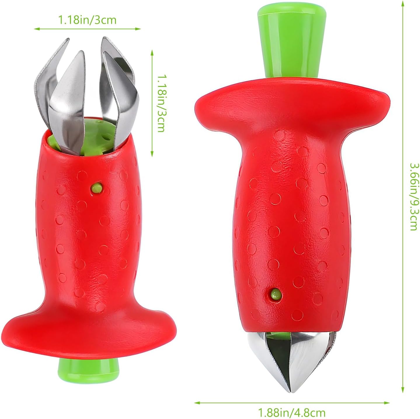 fruit strawberry corer stem remover picker huller tool;kitchen gadgets (1)