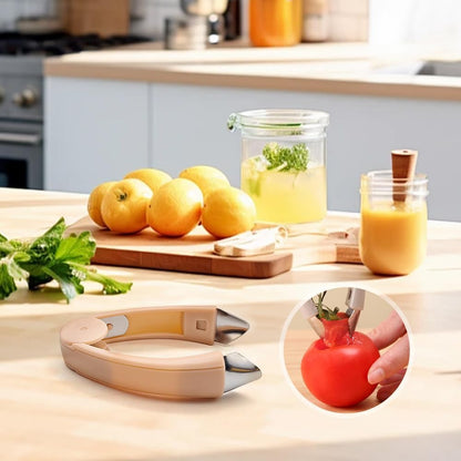 Multifunctional Pineapple Eye Remover, 2024 New Pineapple Corer and Slicer Pineapple Cutter, Premium Pineapple Peeler Quickly Cut and Remove Stems From Fruits Strawberry Stem Remover Tool (2)