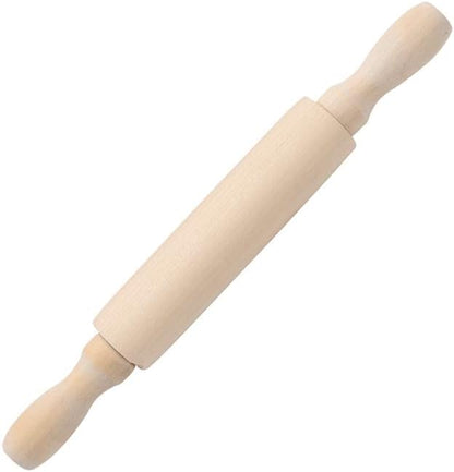 Wooden Mini Rolling Pin Baking Small Dough Rolling Pins for Fondant Pastry Pizza Crafting and Imaginative Play for Christmas Presents Mini Rolling Pin Rolling Pins Kitchen and Dining(6 Inch)