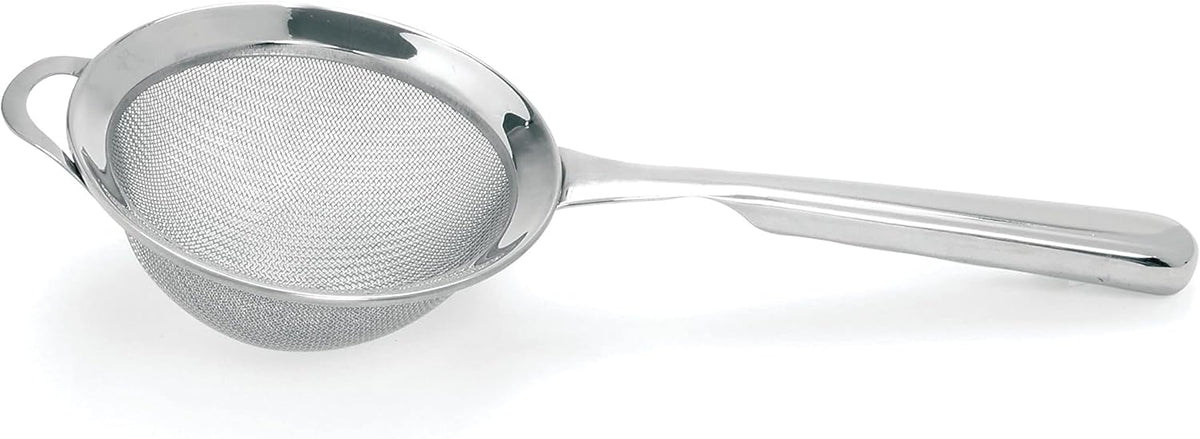 8" KRONA Stainless Steel Double Mesh Strainer, 8", as shown