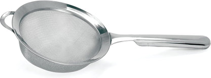 8" KRONA Stainless Steel Double Mesh Strainer, 8", as shown
