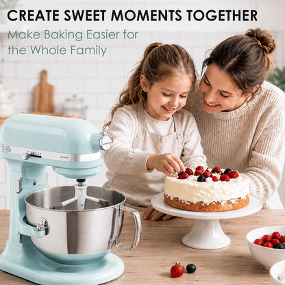 Flex Edge Beater for KitchenAid 6 Quart Bowl-Lift Stand Mixers | 6QT Paddle Attachment with Silicone Scraper, Beater Replacement for Kitchenaid Mixer Accessories, Dishwasher Safe