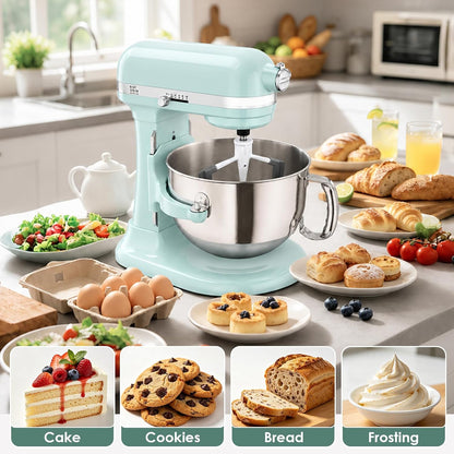 Flex Edge Beater for KitchenAid 6 Quart Bowl-Lift Stand Mixers | 6QT Paddle Attachment with Silicone Scraper, Beater Replacement for Kitchenaid Mixer Accessories, Dishwasher Safe