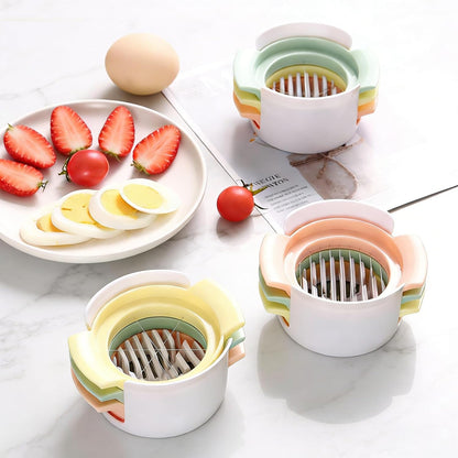 Egg Slicer for Hard Boiled Eggs,Strawberry Slicer Cutter,Fruit Cutter