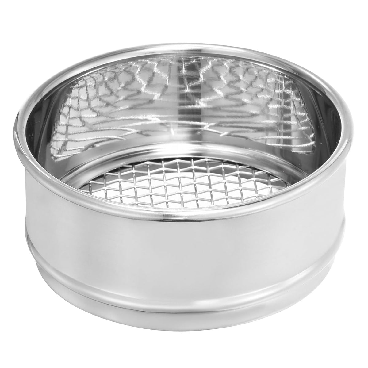 150 Mesh Lab Sieve, 4" Diameter Test Sieve 304 Stainless Steel Wire Cloth (0.1mm) for Industrial Laboratory - Colors A