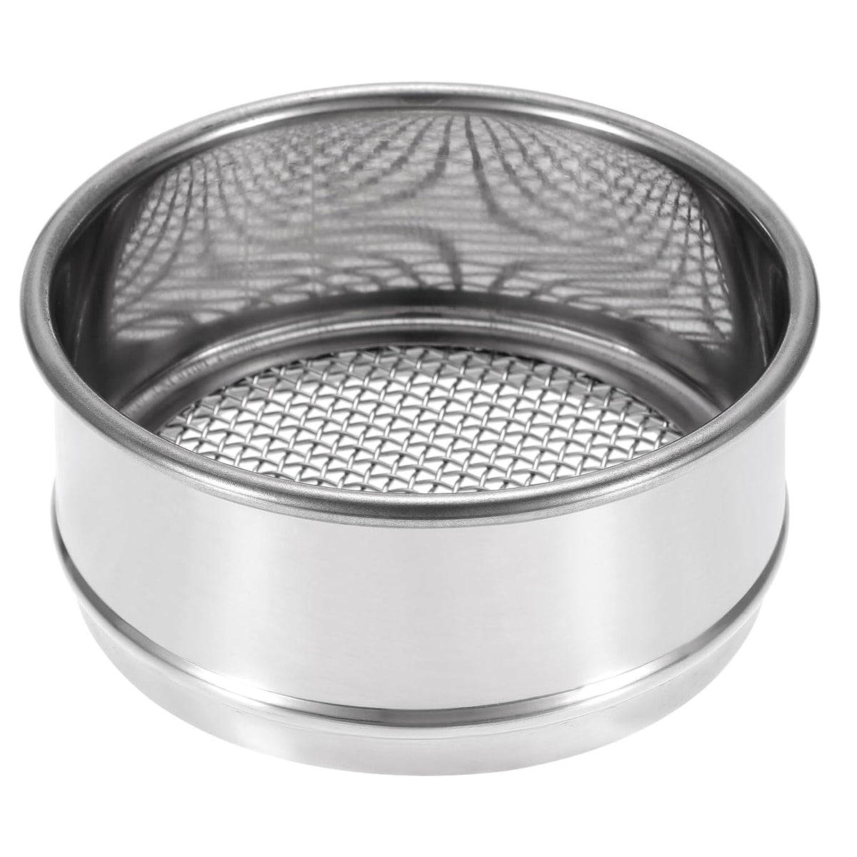 150 Mesh Lab Sieve, 4" Diameter Test Sieve 304 Stainless Steel Wire Cloth (0.1mm) for Industrial Laboratory - Colors A
