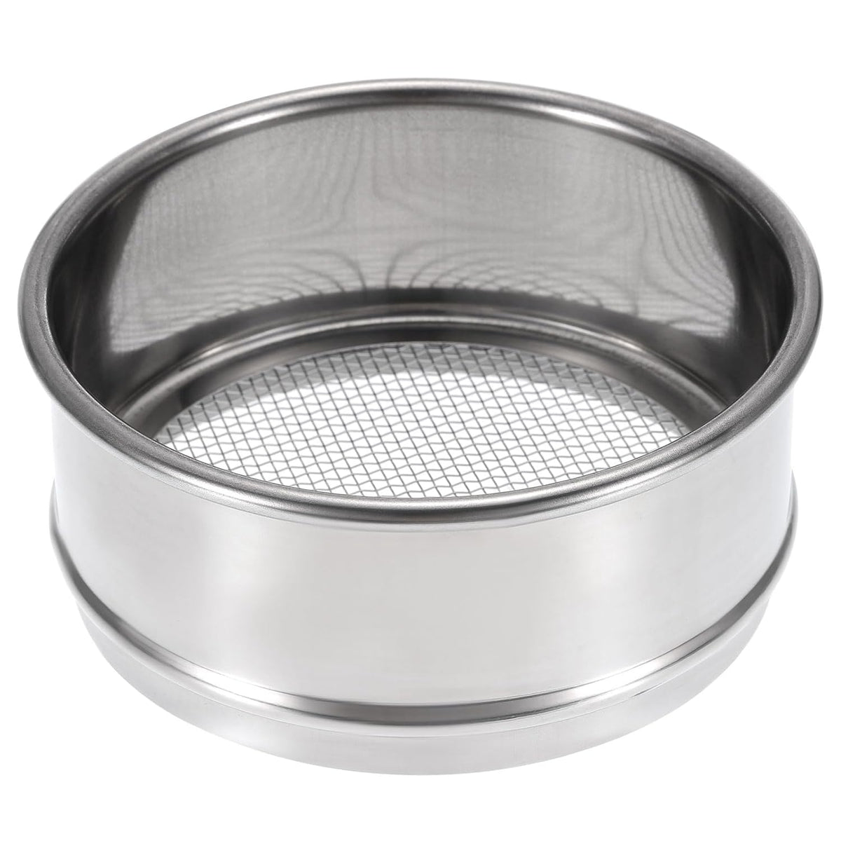 150 Mesh Lab Sieve, 4" Diameter Test Sieve 304 Stainless Steel Wire Cloth (0.1mm) for Industrial Laboratory - Colors A