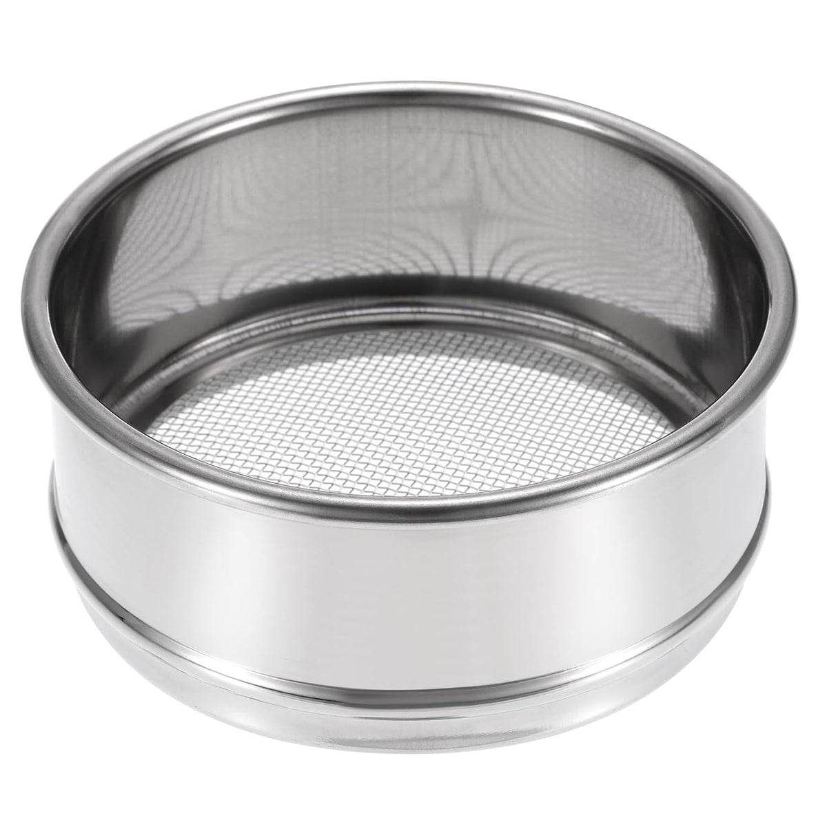 150 Mesh Lab Sieve, 4" Diameter Test Sieve 304 Stainless Steel Wire Cloth (0.1mm) for Industrial Laboratory - Colors A