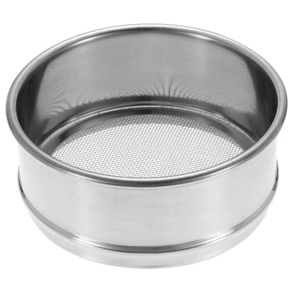 150 Mesh Lab Sieve, 4" Diameter Test Sieve 304 Stainless Steel Wire Cloth (0.1mm) for Industrial Laboratory - Colors A