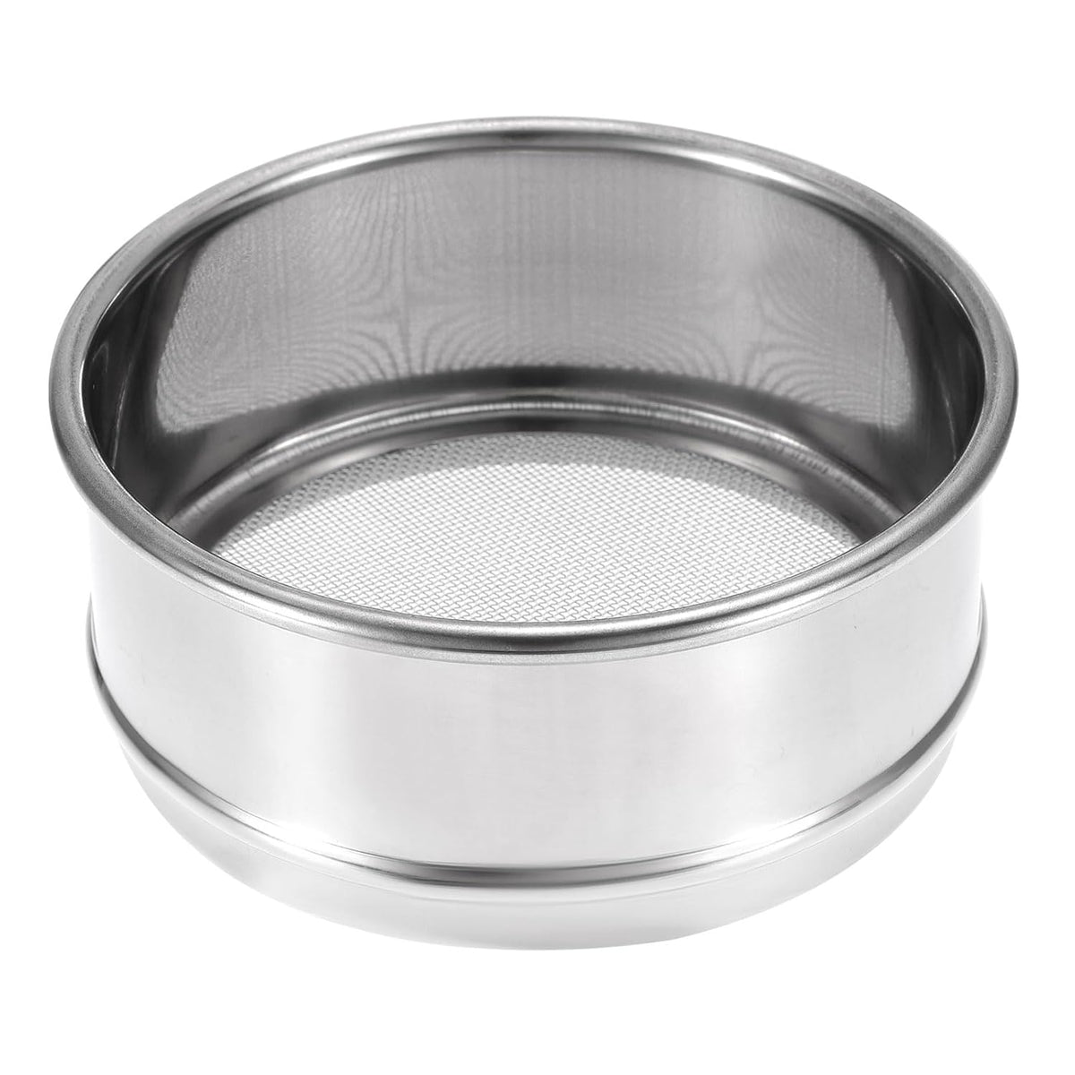 150 Mesh Lab Sieve, 4" Diameter Test Sieve 304 Stainless Steel Wire Cloth (0.1mm) for Industrial Laboratory - Colors A