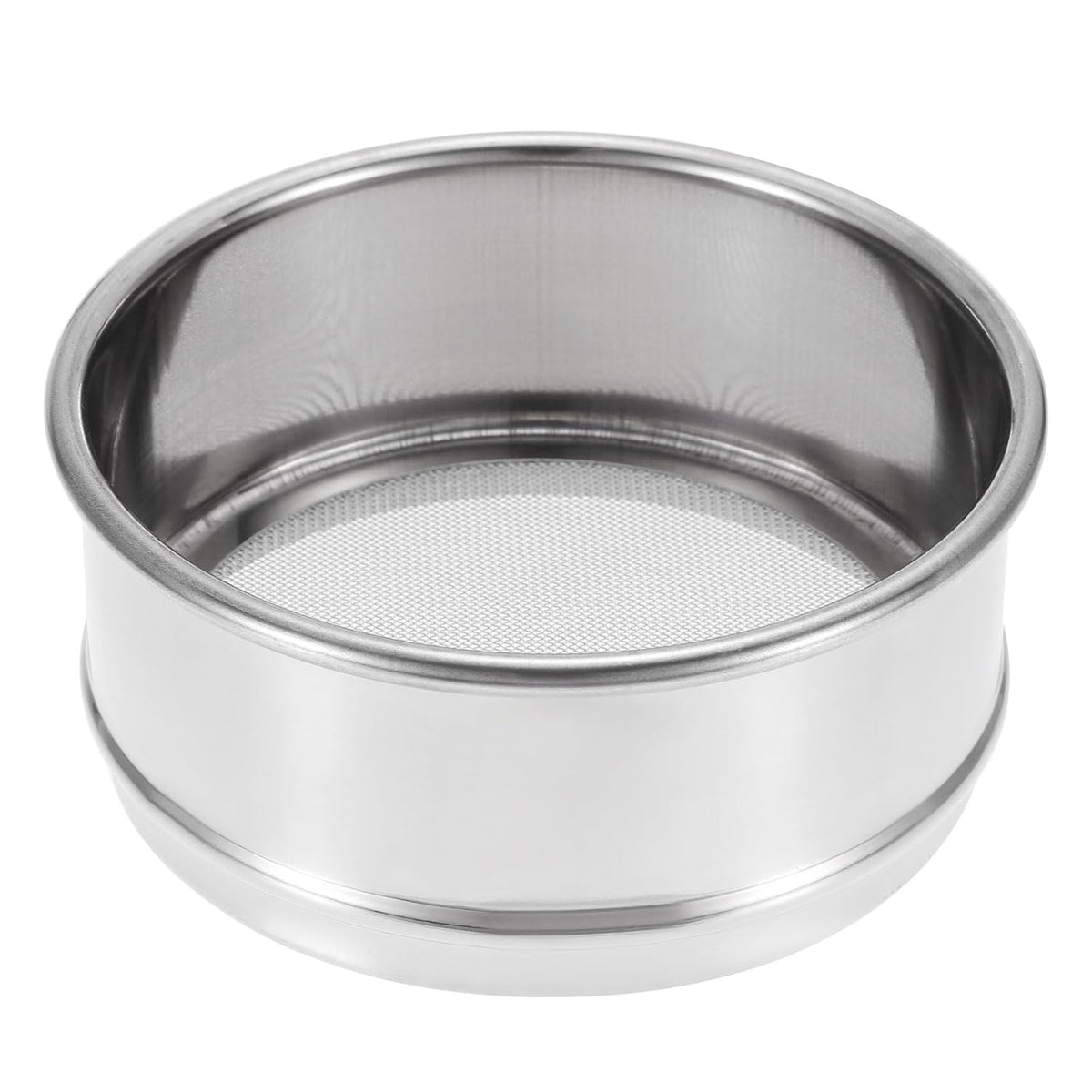 150 Mesh Lab Sieve, 4" Diameter Test Sieve 304 Stainless Steel Wire Cloth (0.1mm) for Industrial Laboratory - Colors A