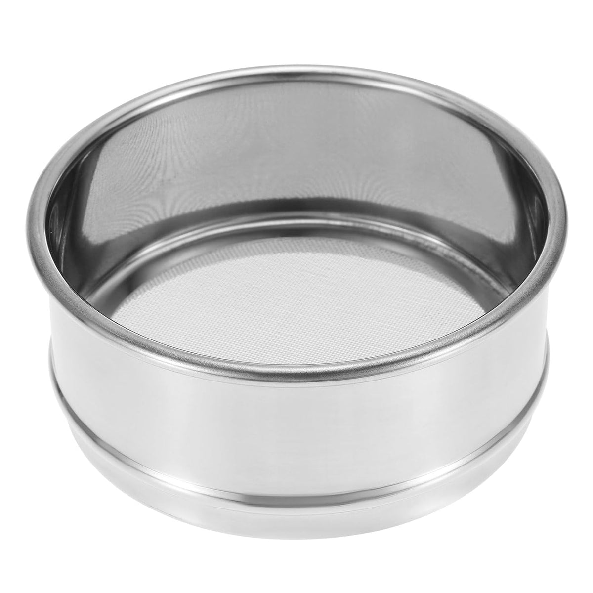 150 Mesh Lab Sieve, 4" Diameter Test Sieve 304 Stainless Steel Wire Cloth (0.1mm) for Industrial Laboratory - Colors A