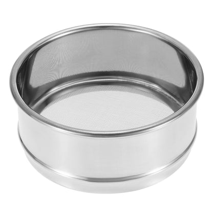 150 Mesh Lab Sieve, 4" Diameter Test Sieve 304 Stainless Steel Wire Cloth (0.1mm) for Industrial Laboratory - Colors A