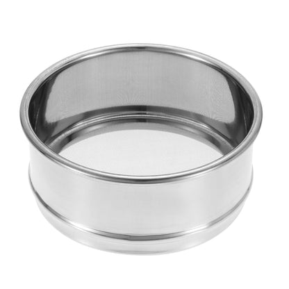 150 Mesh Lab Sieve, 4" Diameter Test Sieve 304 Stainless Steel Wire Cloth (0.1mm) for Industrial Laboratory - Colors A