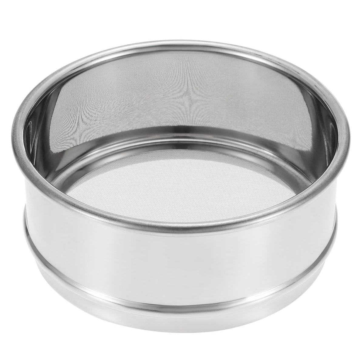150 Mesh Lab Sieve, 4" Diameter Test Sieve 304 Stainless Steel Wire Cloth (0.1mm) for Industrial Laboratory - Colors A