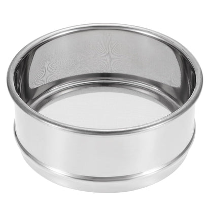 150 Mesh Lab Sieve, 4" Diameter Test Sieve 304 Stainless Steel Wire Cloth (0.1mm) for Industrial Laboratory - Colors A