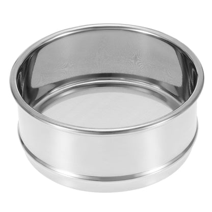 150 Mesh Lab Sieve, 4" Diameter Test Sieve 304 Stainless Steel Wire Cloth (0.1mm) for Industrial Laboratory - Colors A