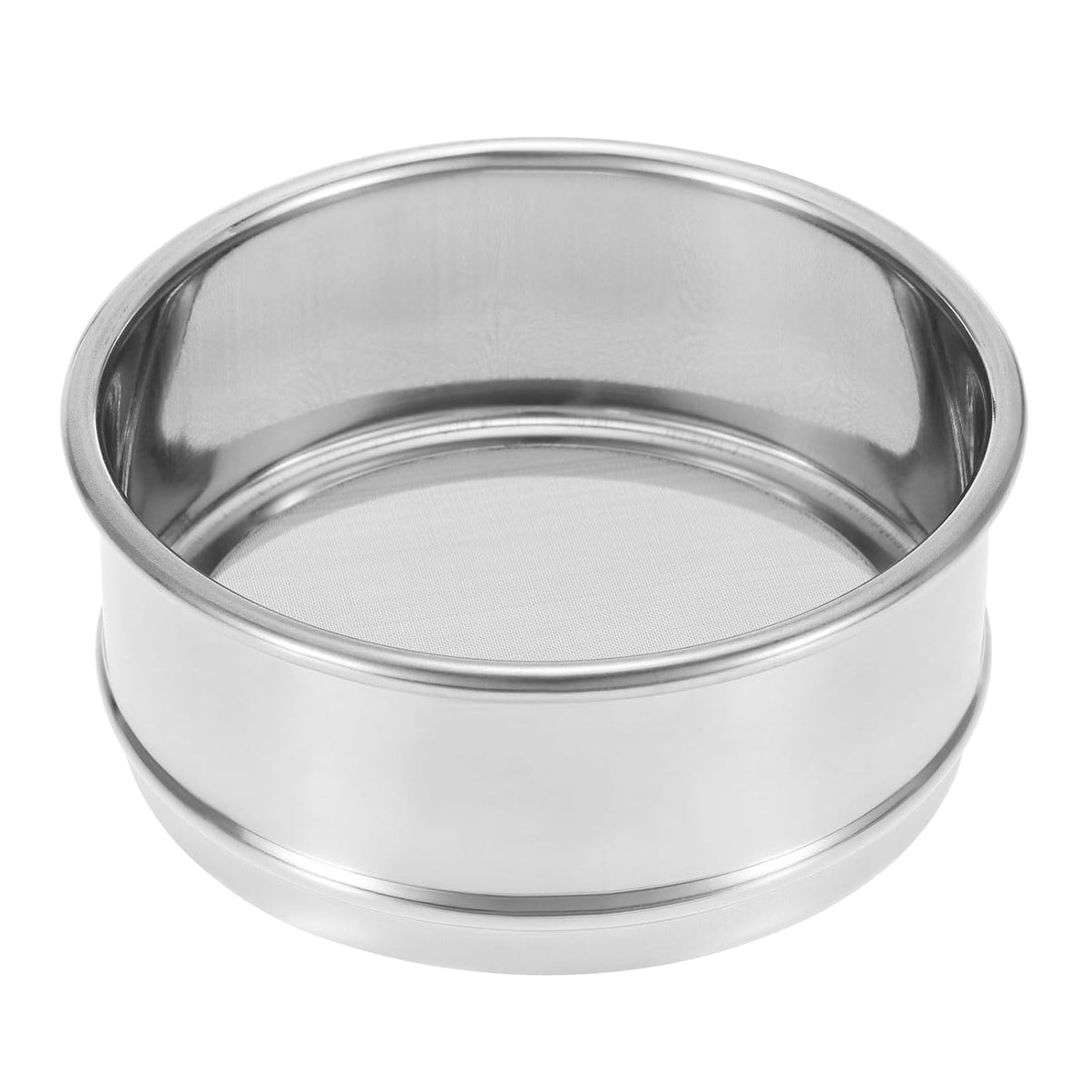 150 Mesh Lab Sieve, 4" Diameter Test Sieve 304 Stainless Steel Wire Cloth (0.1mm) for Industrial Laboratory - Colors A