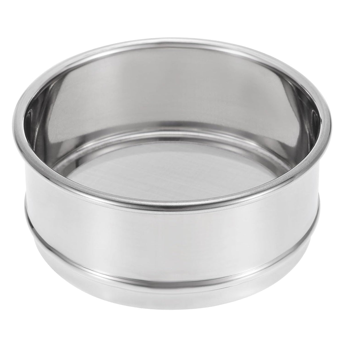 150 Mesh Lab Sieve, 4" Diameter Test Sieve 304 Stainless Steel Wire Cloth (0.1mm) for Industrial Laboratory - Colors A