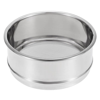 150 Mesh Lab Sieve, 4" Diameter Test Sieve 304 Stainless Steel Wire Cloth (0.1mm) for Industrial Laboratory - Colors A