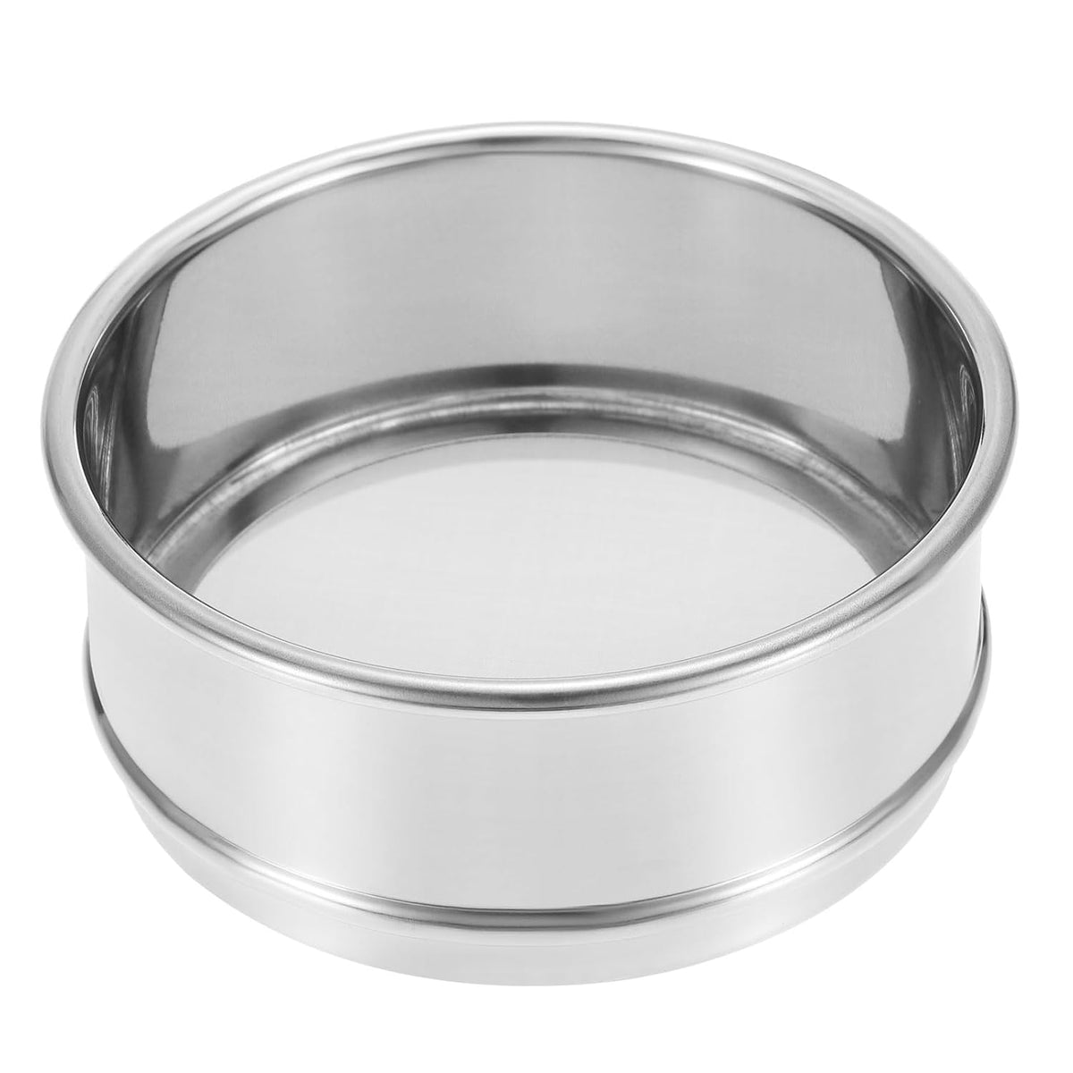 150 Mesh Lab Sieve, 4" Diameter Test Sieve 304 Stainless Steel Wire Cloth (0.1mm) for Industrial Laboratory - Colors A