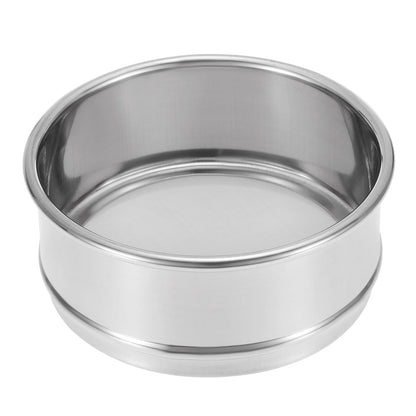 150 Mesh Lab Sieve, 4" Diameter Test Sieve 304 Stainless Steel Wire Cloth (0.1mm) for Industrial Laboratory - Colors A