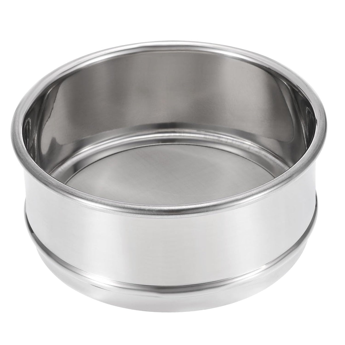 150 Mesh Lab Sieve, 4" Diameter Test Sieve 304 Stainless Steel Wire Cloth (0.1mm) for Industrial Laboratory - Colors A