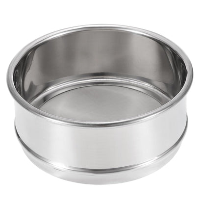 150 Mesh Lab Sieve, 4" Diameter Test Sieve 304 Stainless Steel Wire Cloth (0.1mm) for Industrial Laboratory - Colors A