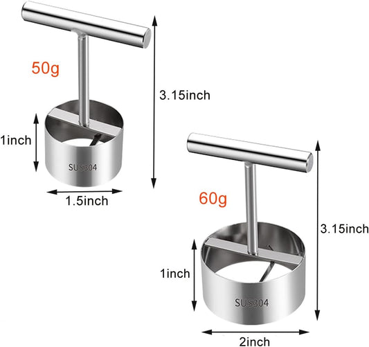 2PCS New Stainless Steel Vegetable Drill Fruit Corer Remover Veggie Corers With 2 Sizes for Coring and Hollowing Out Zucchini, Potatoes, Carrot, Apple, Eggplants, Tomatoes, Bell Peppers, Easy to Use