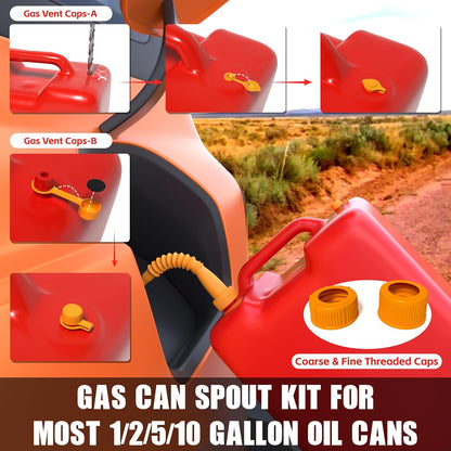 19 Pcs Automotive Funnel Set, Spout Replacements, Plastic Wide Mouth Transmission Funnels, Flexible Oil Funnel Kit for Automotive Use