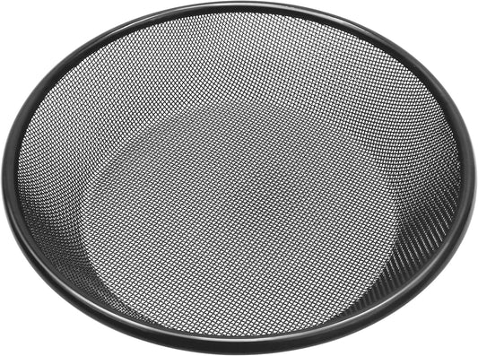 11.8" W Soil Sifter for Gardening, 2mm Grid Rock Sifter for 5 Gallon Bucket, Stainless Steel Fine Dirt Sifter, Compost Sifter for Capturing Dirt, Sand, Rocks, and Filtering Compost (Black)