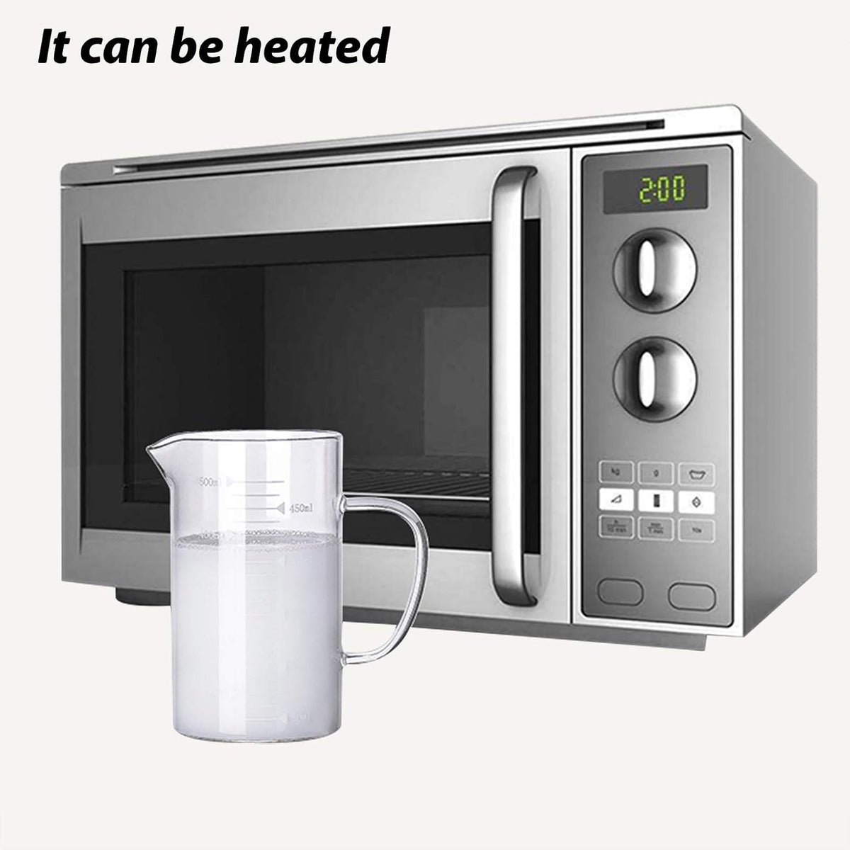 150ml Glass Measuring Cup Double Spouts Espresso Cup Shot Glass Heat-Resistant Handle Transparent Scale Ounce Measure Jugs Mixing Mug for Bar Party Wine Milk Coffee Liquid Heavy Glass Measuring Cup