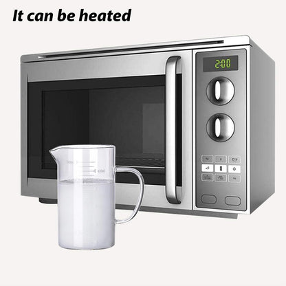 150ml Glass Measuring Cup Double Spouts Espresso Cup Shot Glass Heat-Resistant Handle Transparent Scale Ounce Measure Jugs Mixing Mug for Bar Party Wine Milk Coffee Liquid Heavy Glass Measuring Cup
