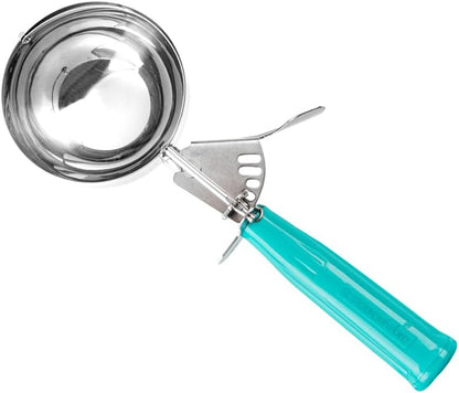 Met Lux 8 Ounce Portion Scoop 1 Durable Disher Scoop - Thumb Trigger Orange Stainless Steel Ice cream Disher For Portion Control For Ice Cream Mashed Potato And Cookie Batter
