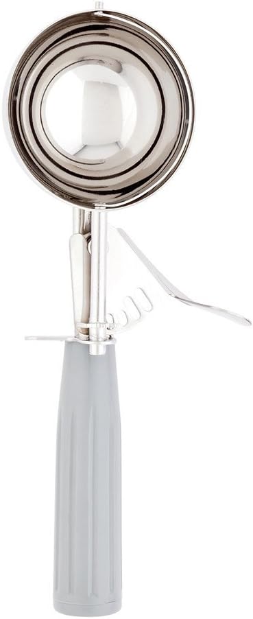 Met Lux 8 Ounce Portion Scoop 1 Durable Disher Scoop - Thumb Trigger Orange Stainless Steel Ice cream Disher For Portion Control For Ice Cream Mashed Potato And Cookie Batter