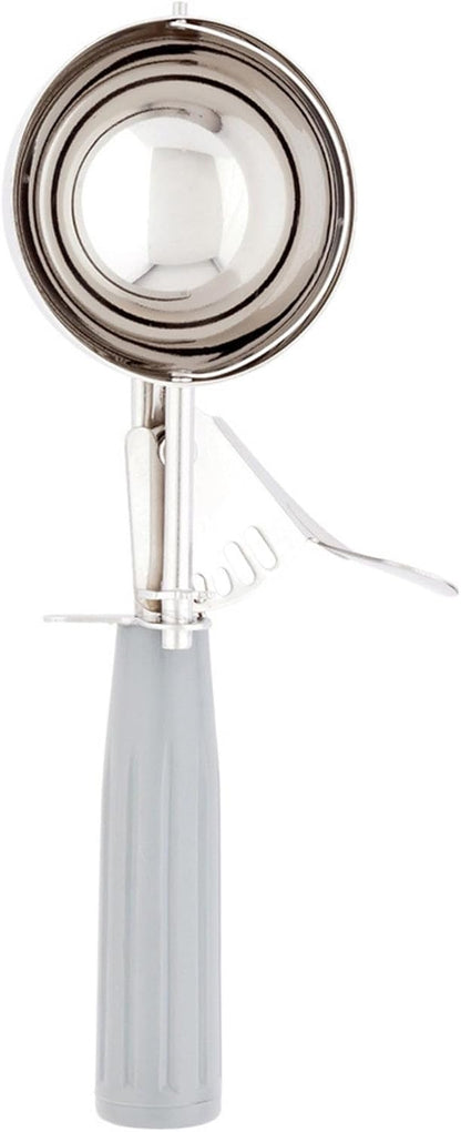 Met Lux 8 Ounce Portion Scoop 1 Durable Disher Scoop - Thumb Trigger Orange Stainless Steel Ice cream Disher For Portion Control For Ice Cream Mashed Potato And Cookie Batter