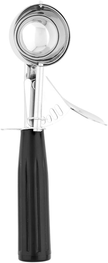 Met Lux 8 Ounce Portion Scoop 1 Durable Disher Scoop - Thumb Trigger Orange Stainless Steel Ice cream Disher For Portion Control For Ice Cream Mashed Potato And Cookie Batter