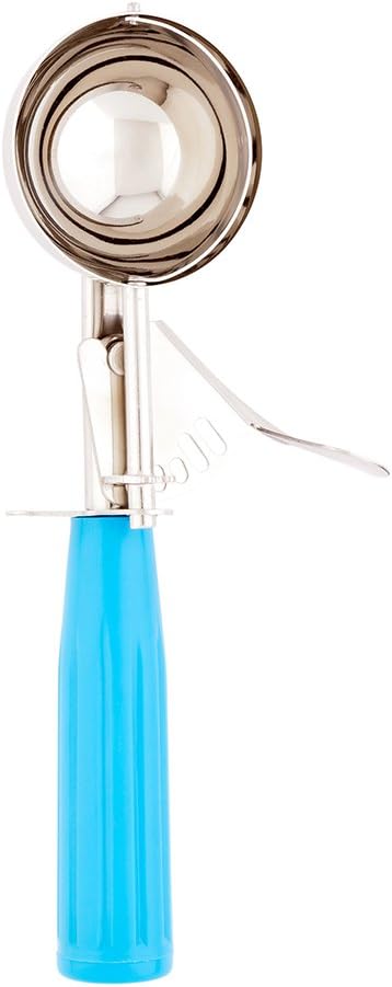 Met Lux 8 Ounce Portion Scoop 1 Durable Disher Scoop - Thumb Trigger Orange Stainless Steel Ice cream Disher For Portion Control For Ice Cream Mashed Potato And Cookie Batter