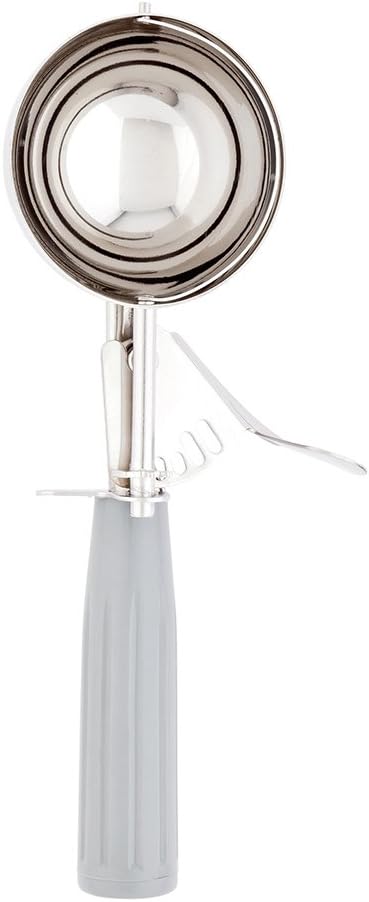 Met Lux 8 Ounce Portion Scoop 1 Durable Disher Scoop - Thumb Trigger Orange Stainless Steel Ice cream Disher For Portion Control For Ice Cream Mashed Potato And Cookie Batter